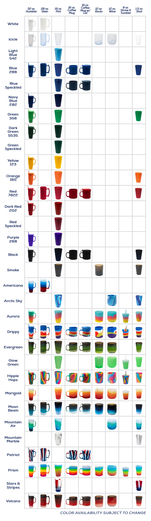 Silicone Shot Glass LarLu