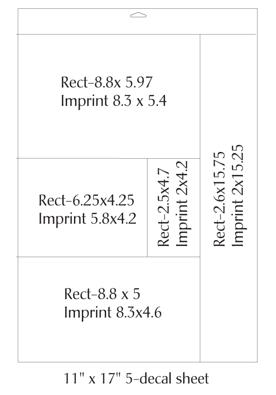 11" x 17"Multi Use Decal Set LarLu