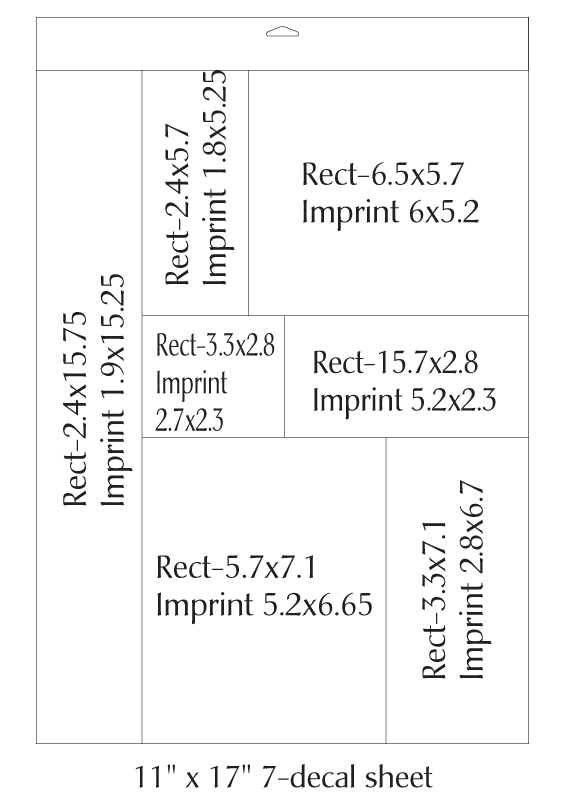 11" x 17"Multi Use Decal Set LarLu